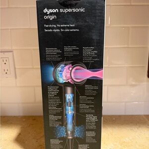 Dyson Supersonic Origin Hair Dryer in Black and Blue